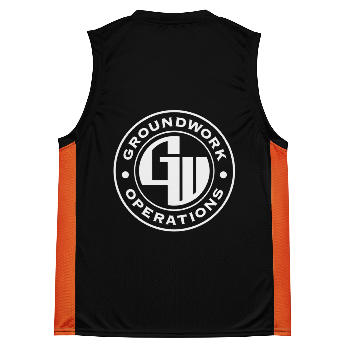 Recycled unisex basketball jersey