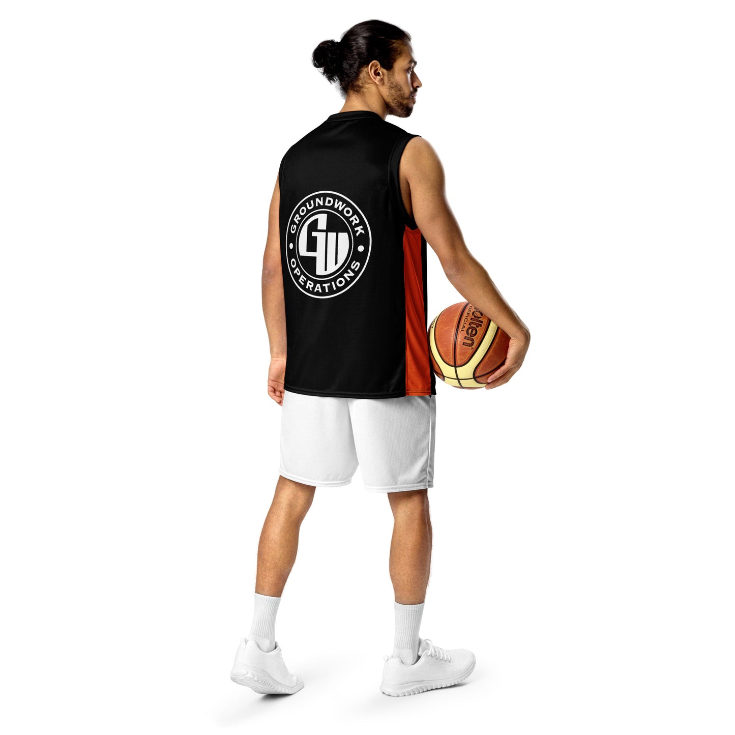Recycled unisex basketball jersey